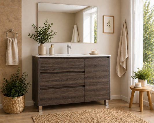 Mueble de baño con VOLUM con 3 cajones y puerta y lavabo